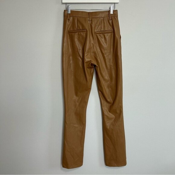 Abercrombie & Fitch The Skinny Ultra High Rise Tan Flare Pants Women’s Size 4 - Picture 5 of 7